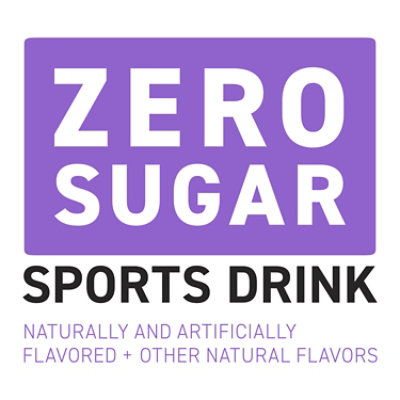 POWERADE Sports Drink Electrolyte Enhanced Zero Sugar Grape - 8-20 Fl. Oz. - Image 3