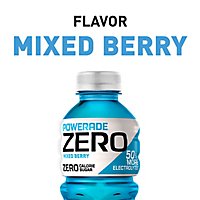 POWERADE Sports Drink Electrolyte Enhanced Zero Sugar Mixed Berry - 8-20 Fl. Oz. - Image 3