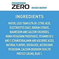POWERADE Sports Drink Electrolyte Enhanced Zero Sugar Mixed Berry - 8-20 Fl. Oz. - Image 5