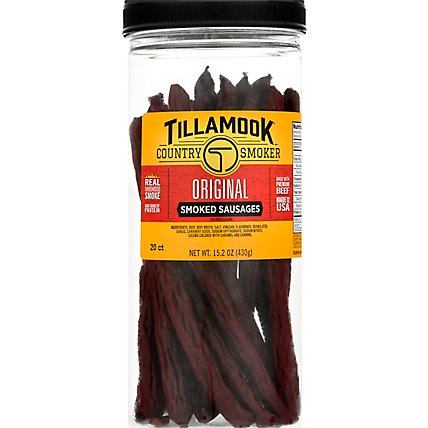 Tillamook Country Smoker Snack Stick Smoked Original - 20 Count - Image 2