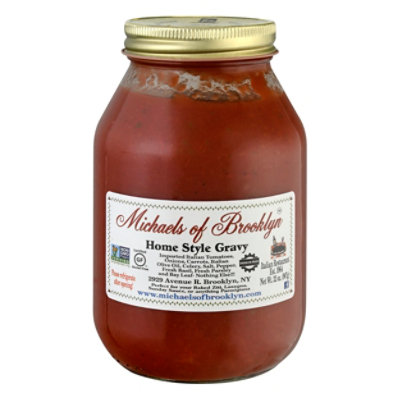 Michaels Of Brooklyn Sauce Gravy Homestyle Jar - 32 Oz - Image 3