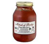 Michaels Of Brooklyn Sauce Gravy Homestyle Jar - 32 Oz