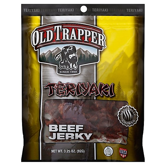 Old Trapper Beef Jerky Teriyaki - 3.25 Oz