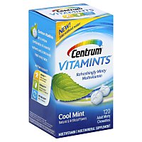 Centrum VitaMints Multivitamin Adult Chewables Cool Mint - 120 Count - Image 1