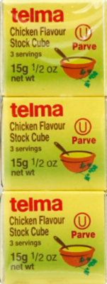 Telma Stock Chicken Flavor Cube - 3-0.5 Oz - Image 1