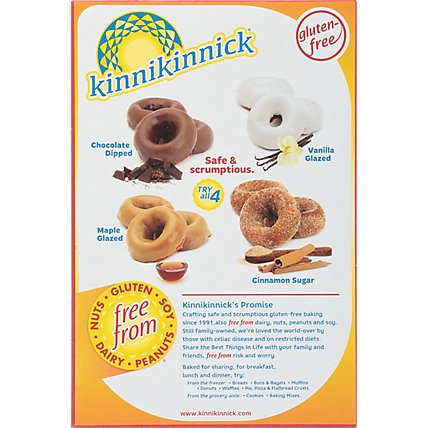 Kinnikinnick Donuts Gluten Free Cinnamon Sugar - 6 Count - Image 6