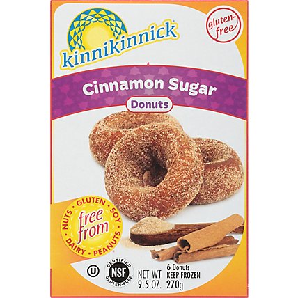 Kinnikinnick Donuts Gluten Free Cinnamon Sugar - 6 Count - Image 2