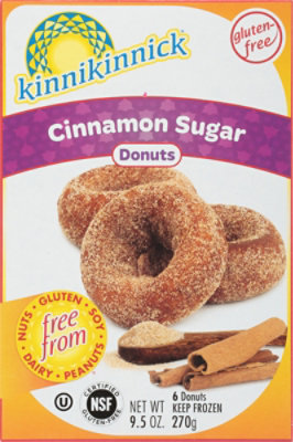 Kinnikinnick Donuts Gluten Free Cinnamon Sugar - 6 Count - Image 2