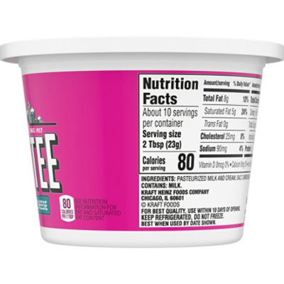 Temp Tee Whipped Cream Cheese Tub - 8 Oz - Image 6