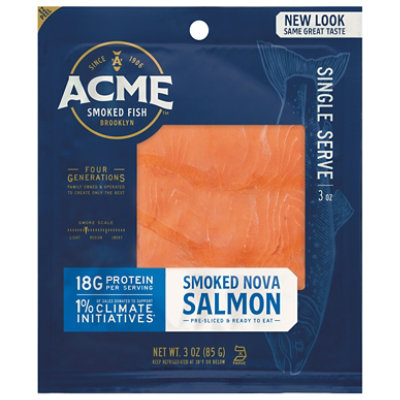 Acme Nova Salmon Smoked - 3 Oz