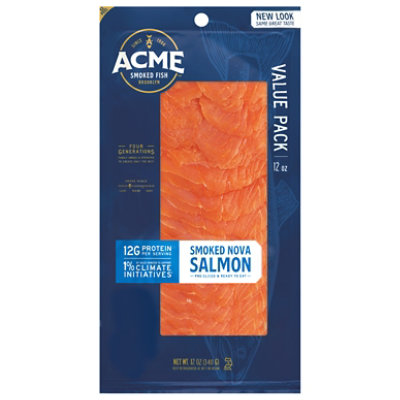 ACME Salmon Atlantic Smoked Sliced - 12 Oz - Image 2