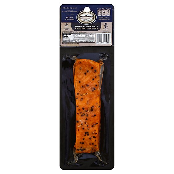 Blue Hill Bay Salmon Peppered - 4 Oz