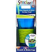 Idea Village Snackeez Snack & Drink Cup 2 in 1 - Each - Image 2