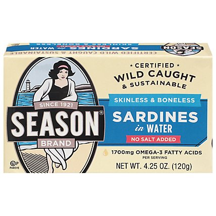 Season Sardines Skinless & Boneless In Water - 4.25 Oz - Image 3