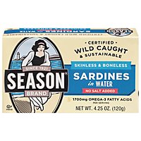 Season Sardines Skinless & Boneless In Water - 4.25 Oz - Image 2