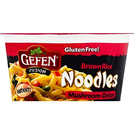 Gefen Fusion Noodles Brown Rice Mushroom-Onion - 2.25 Oz - Image 2