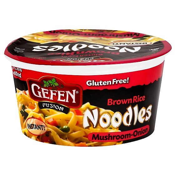 Gefen Fusion Noodles Brown Rice Mushroom-Onion - 2.25 Oz