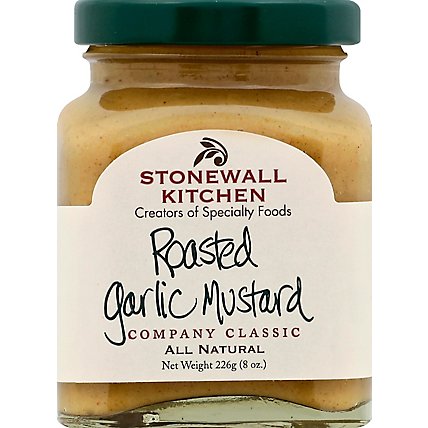 Stonewall Kitchen Mustard Roasted Garlic - 8 Oz - Image 2