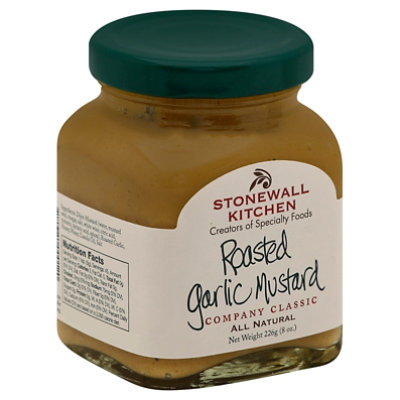 Stonewall Kitchen Mustard Roasted Garlic - 8 Oz