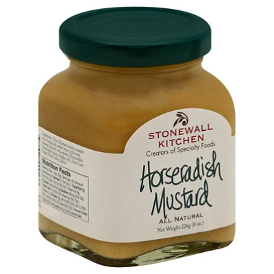 Stonewall Kitchen Mustard Horseradish - 8 Oz - Image 1