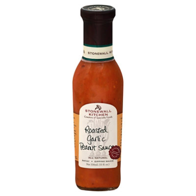 Stonewall Kitchen Sauce Peanut Roasted Garlic - 11 Fl. Oz.