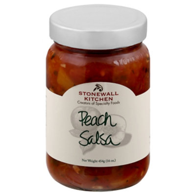 Stonewall Kitchen Salsa Peach Jar - 16 Oz