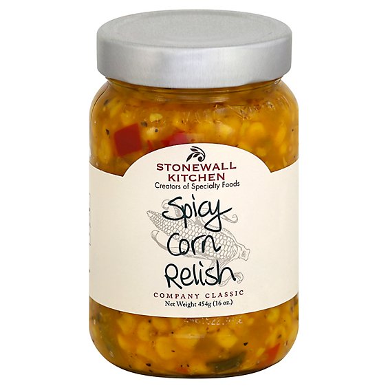 Stonewall Kitchen Relish Spicy Corn - 16 Oz