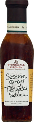 Stonewall Kitchen Sauce Marinade & Dipping Sesame Ginger Teriyaki - 11 Fl. Oz.
