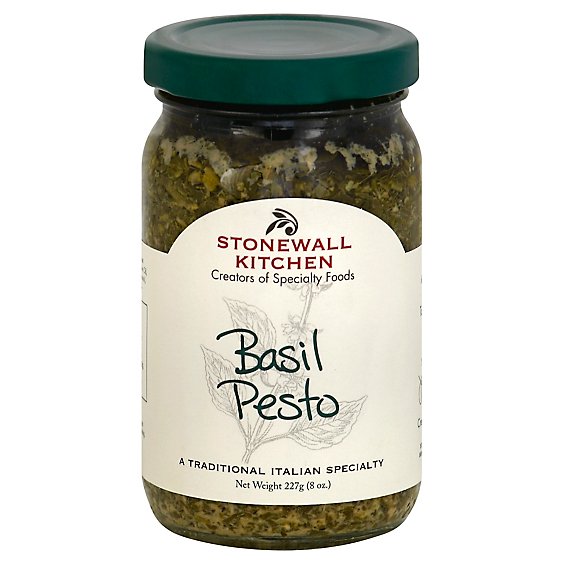 Stonewall Kitchen Pesto Sauce Basil Jar - 8 Oz