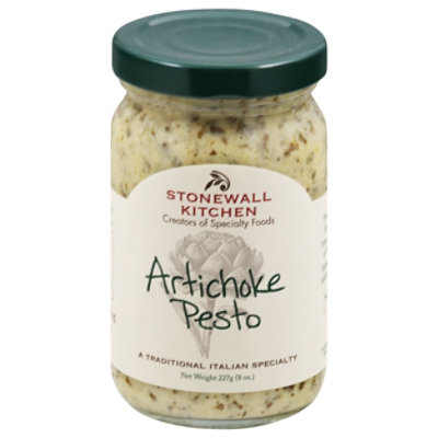 Stonewall Kitchen Pesto Sauce Artichoke Jar - 8 Oz - Image 3