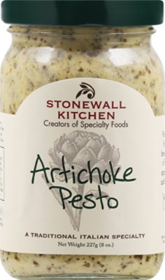 Stonewall Kitchen Pesto Sauce Artichoke Jar - 8 Oz - Image 2