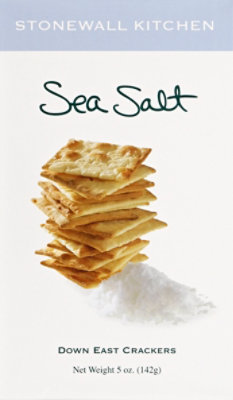 Stonewall Kitchen Crackers Down East Sea Salt - 5 Oz - Image 2