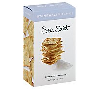 Stonewall Kitchen Crackers Down East Sea Salt - 5 Oz