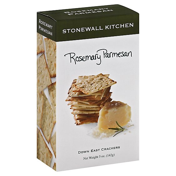 Stonewall Kitchen Crackers Down East Rosemary Parmesan - 5 Oz