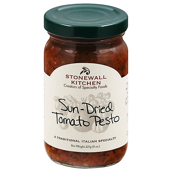 Stonewall Kitchen Pesto Sauce Sun-Dried Tomato Jar - 8 Oz