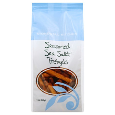 Stonewall Kitchen Pretzels Seasoned Sea Salt - 6 Oz