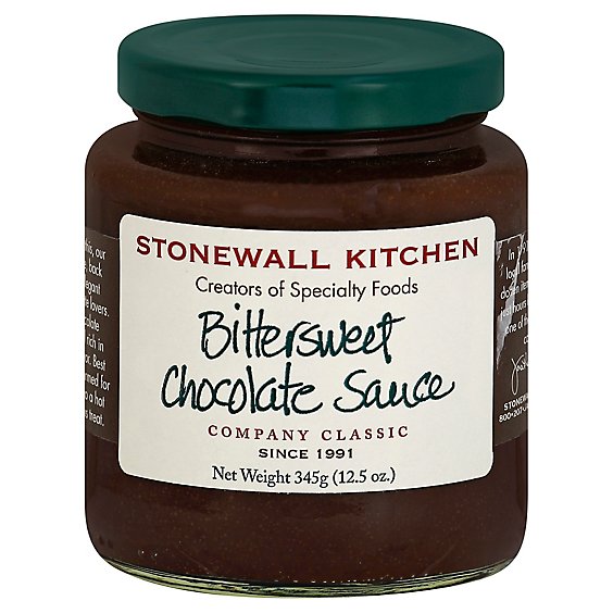 Stonewall Kitchen Sauce Chocolate Bittersweet - 12.5 Oz