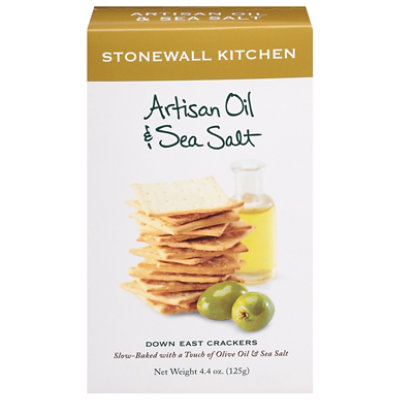 Stonewall Kitchen Crackers Down East Olive Oil - 4.4 Oz - Image 2