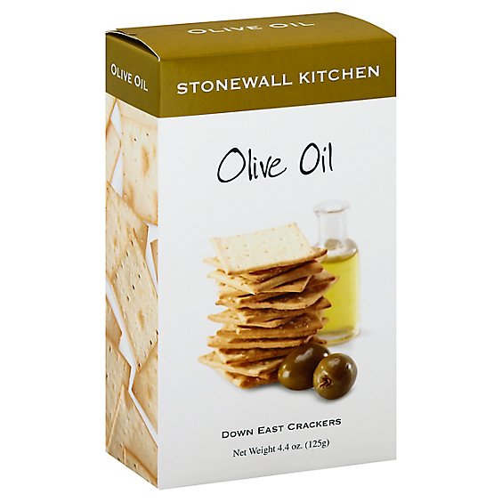 Stonewall Kitchen Crackers Down East Olive Oil - 4.4 Oz