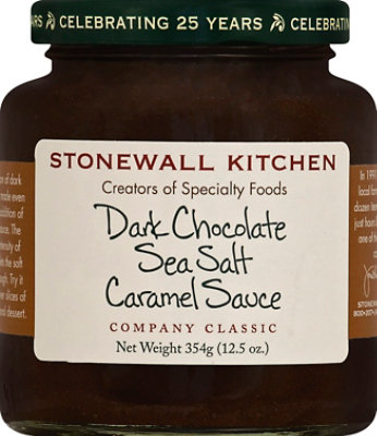 Stonewall Kitchen Sauce Dark Chocolate Sea Salt Caramel - 12.5 Oz - Image 2