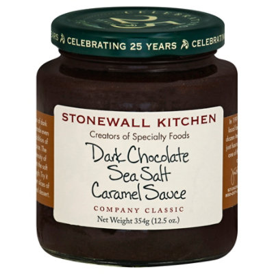 Stonewall Kitchen Sauce Dark Chocolate Sea Salt Caramel - 12.5 Oz - Image 1