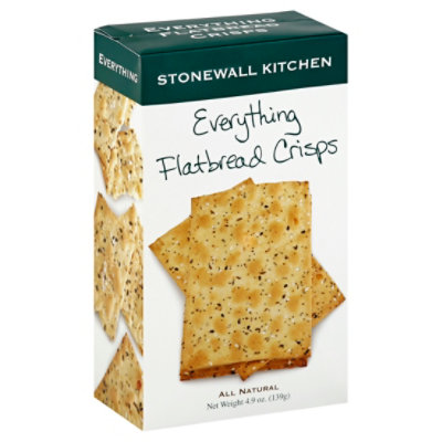 Stonewall Kitchen Crisps Flatbread Everything - 4.9 Oz - Image 1