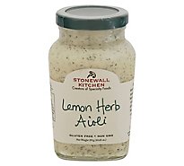 Stonewall Kitchen Aioli Lemon Herb - 10.25 Oz