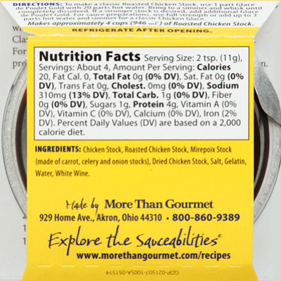 More Than Gourmet Stock Chicken Classic Roasted - 1.5 Oz - Image 6