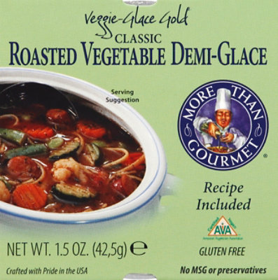 More Than Gourmet Demi-Glace Classic Roasted Vegetable Veggie-Glace Gold - 1.5 Oz - Image 2