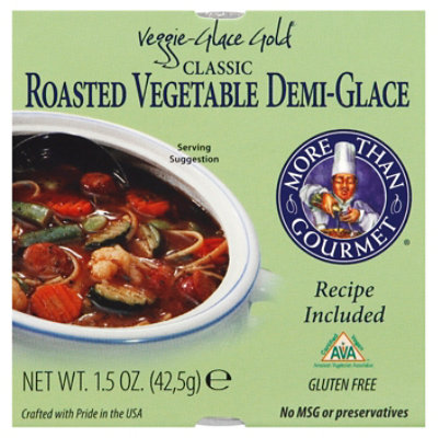 More Than Gourmet Demi-Glace Classic Roasted Vegetable Veggie-Glace Gold - 1.5 Oz - Image 1