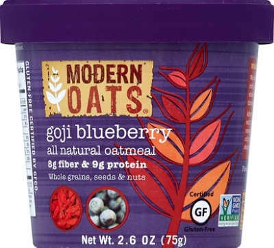 Modern Oats Oatmeal Goji Blueberry - 2.6 Oz - Image 2