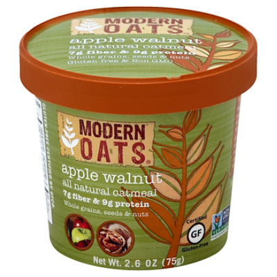 Modern Oats Oatmeal Apple Walnut - 2.6 Oz - Image 1