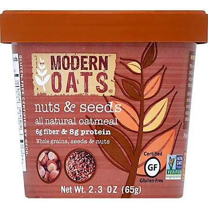 Modern Oats Oatmeal Nuts & Seeds - 2.3 Oz - Image 2