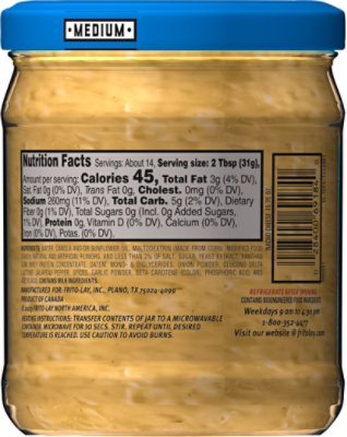 TOSTITOS NACHO CHEESE MEDIUM DIP - 15.75 OZ. - Image 6